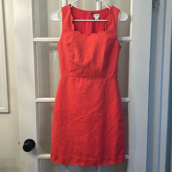 J Crew Factory Pink Cotton Dress - Picture 1 of 3